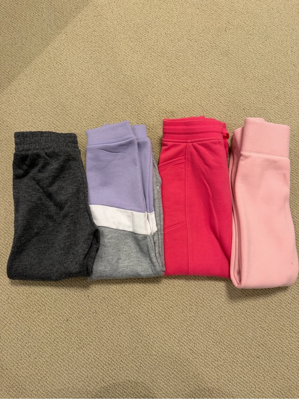 Kids Leggings warm fleece bundle x4 - all in motion: size 5-6